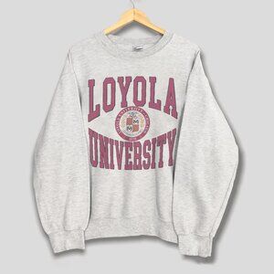Vintage Loyola University Crewneck Sweatshirt, Loyola University Unisex Shirt